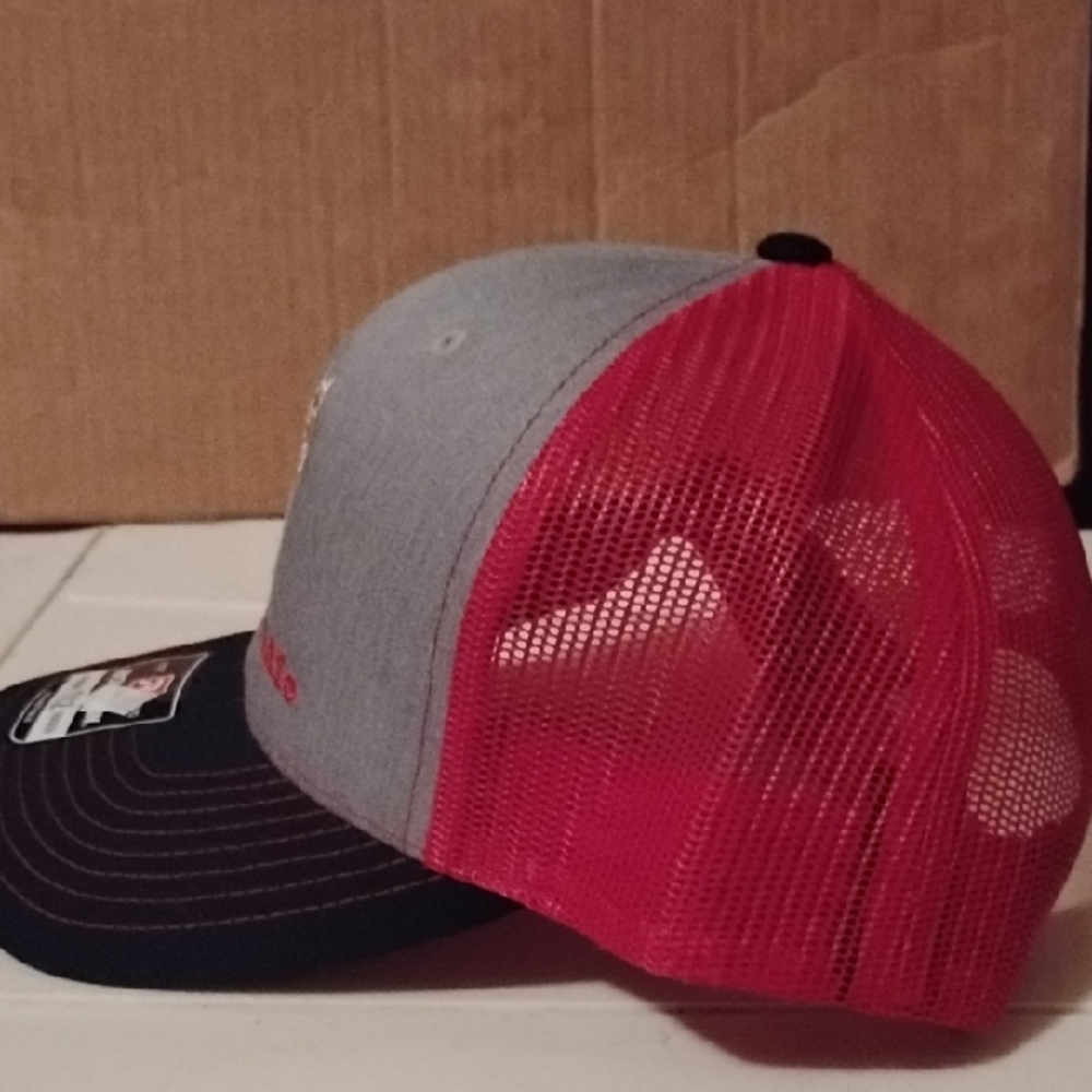 Red and Gray Dog Cap (Southern Life) - Picture 4 of 6